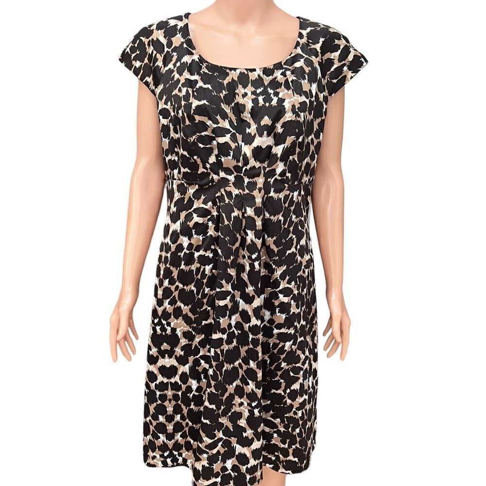 Kenar animal print sheath dress size 14